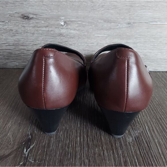 Dansko Betty Mary Jane Pumps Shoes Brown Leather Size 36 - Picture 5 of 10